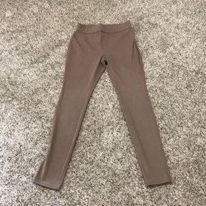 Chocolate stretch pants size s/m